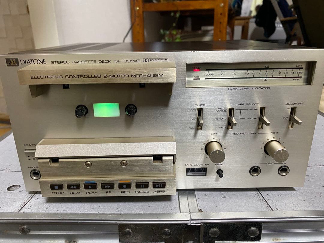 ダイヤトーン　カセットデッキ M-T05MKⅡ 秘密基地のオーディオ部門（平成20年から～）大改革: DIATONE M-T05