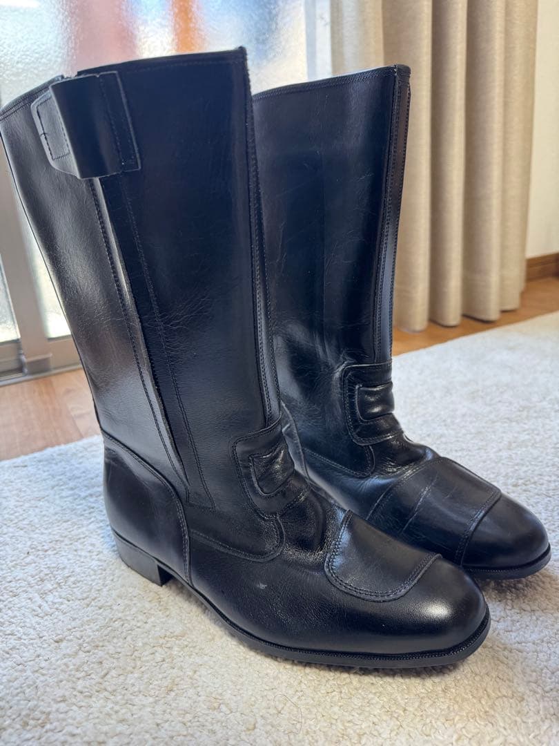 昭和　白バイ　交通機動隊　ロング丈ブーツ　本皮仕様　27EEE 楽天市場】☆【KOMINE】コミネ 05-103 スパジオ 520ブーツ(ワイド) 520