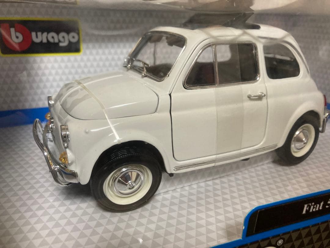 当時物 ブラーゴ1/18 フィアット500〔1968年〕ミニカー完成品ルパン3世