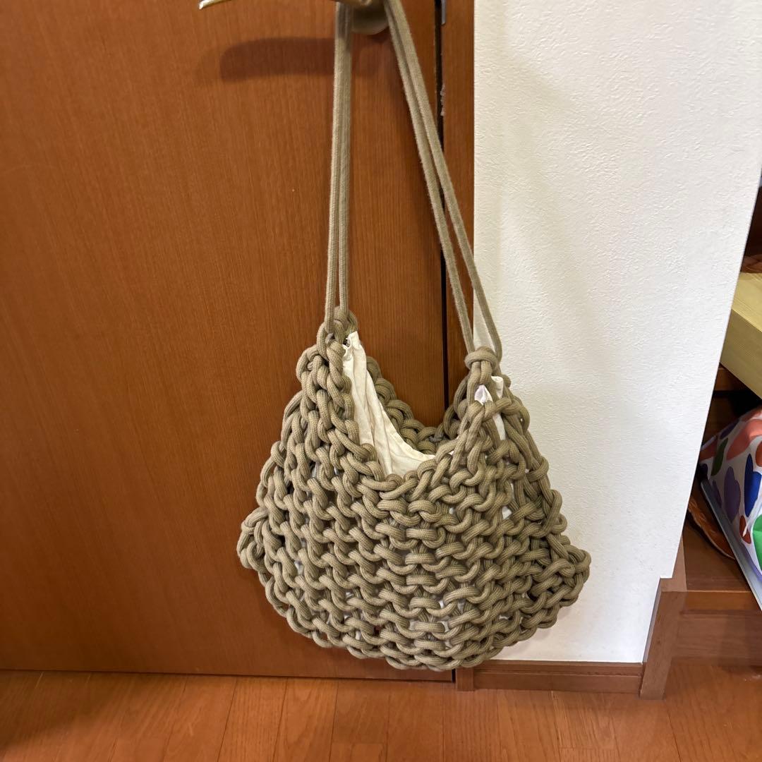 フレームワーク アリエニーナ ショルダー ナワBAG カゴバッグ 夏 鞄 ショルダーバッグ｜口枠ショルダーバッグ YYK-5005«ショルダーバッグ