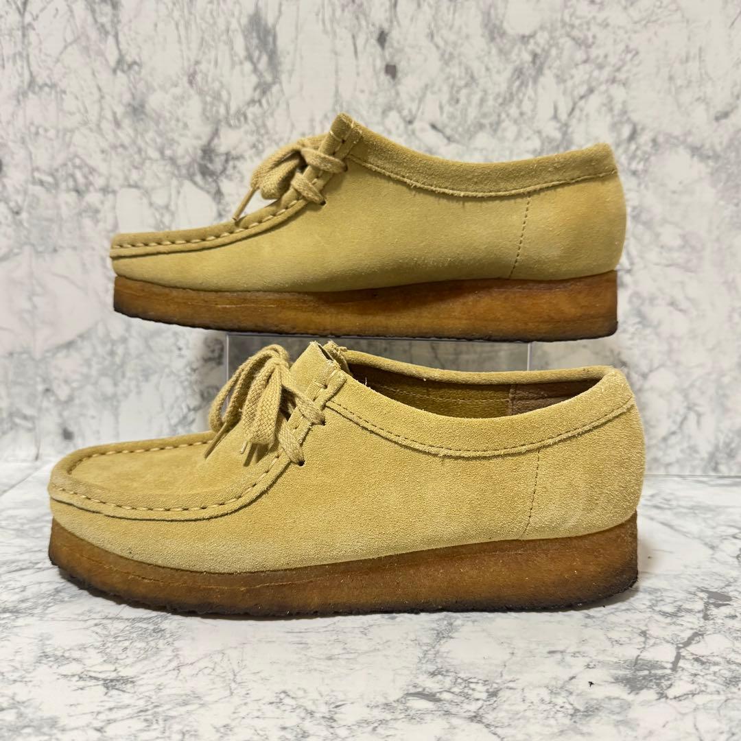 【美品】クラークス ワラビー メープル 23.5cm