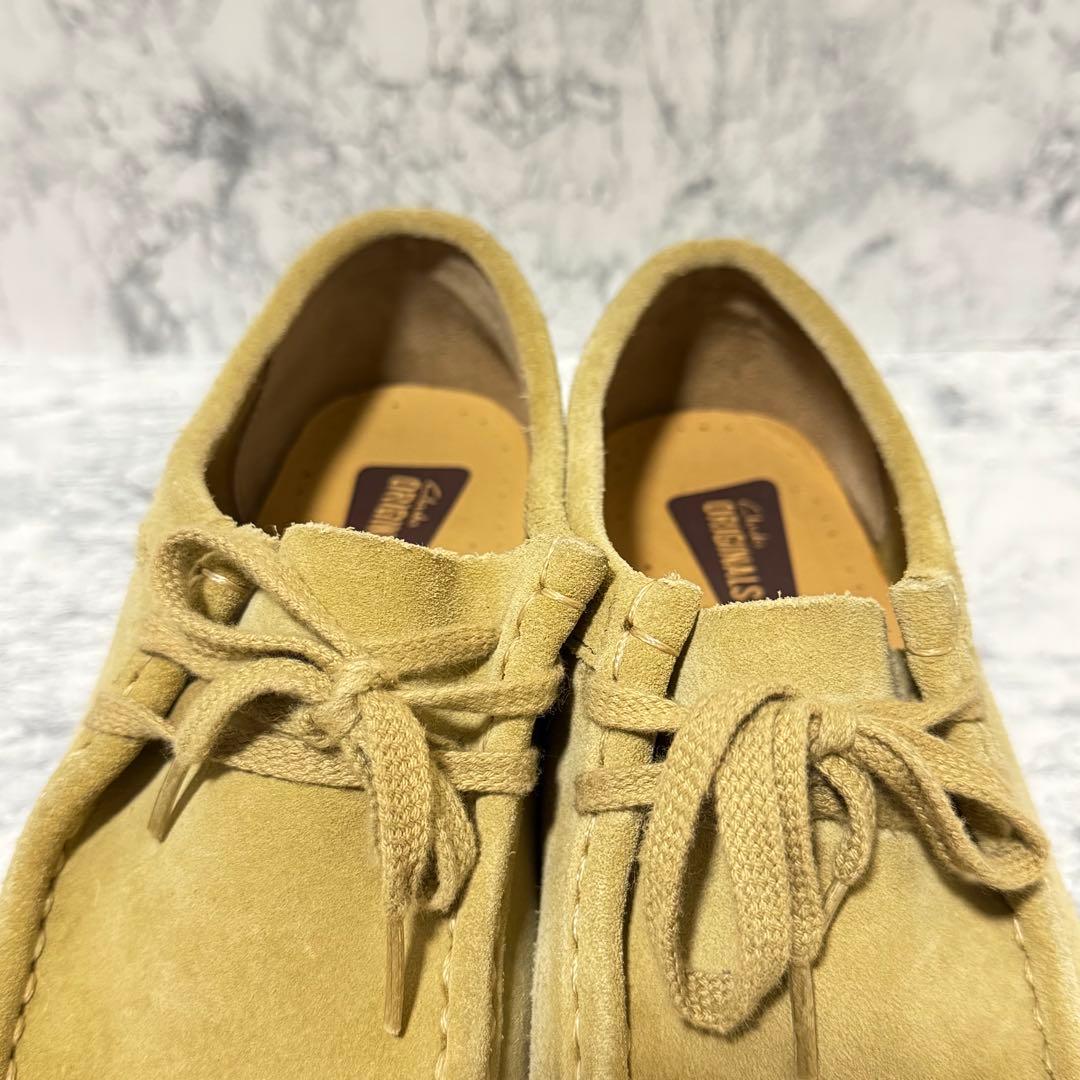 【美品】クラークス ワラビー メープル 23.5cm