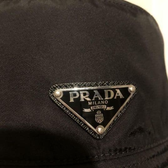新品未使用品 タグ付き PRADA プラダ バケットハット 帽子 ノベルティ
