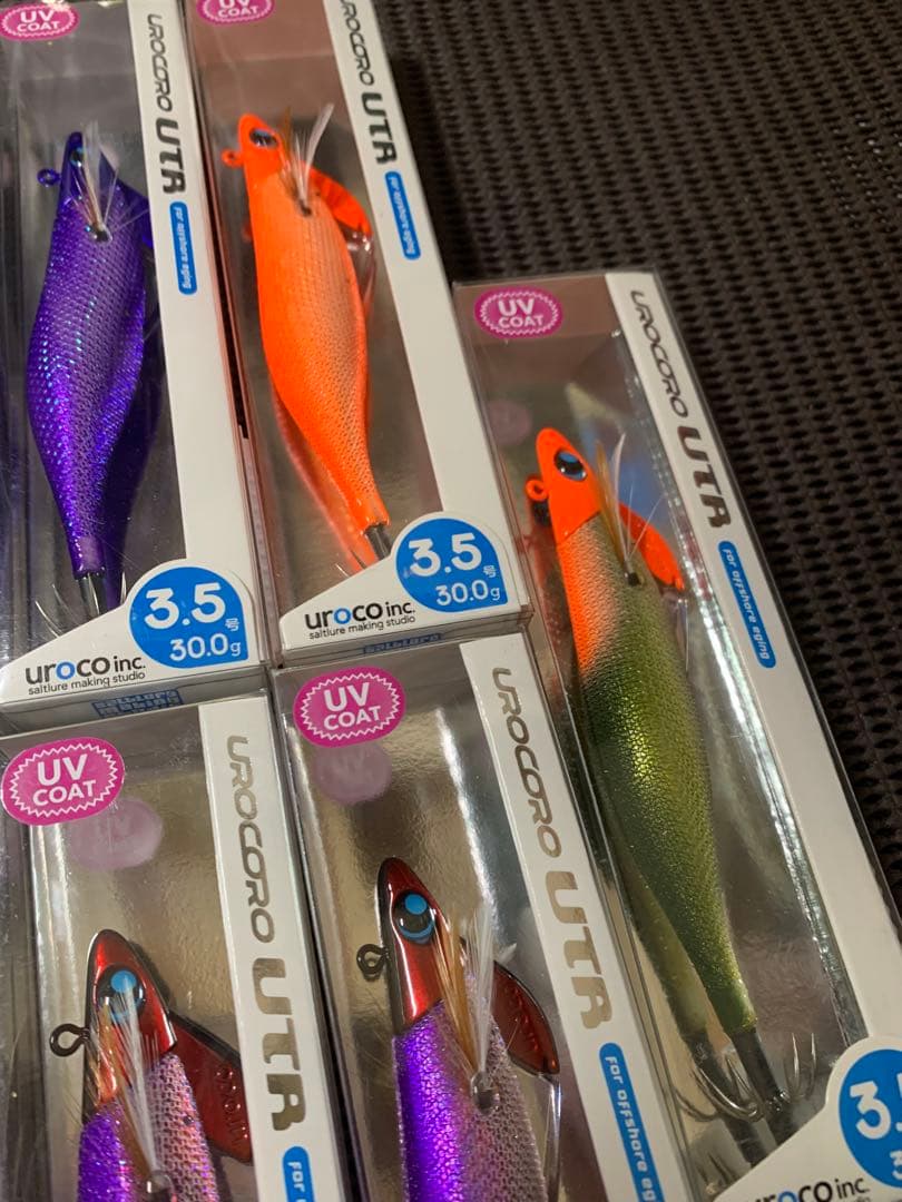 ウロコロUTR！3.5号9本！6カラー！ティップランに！ダートマックスtr