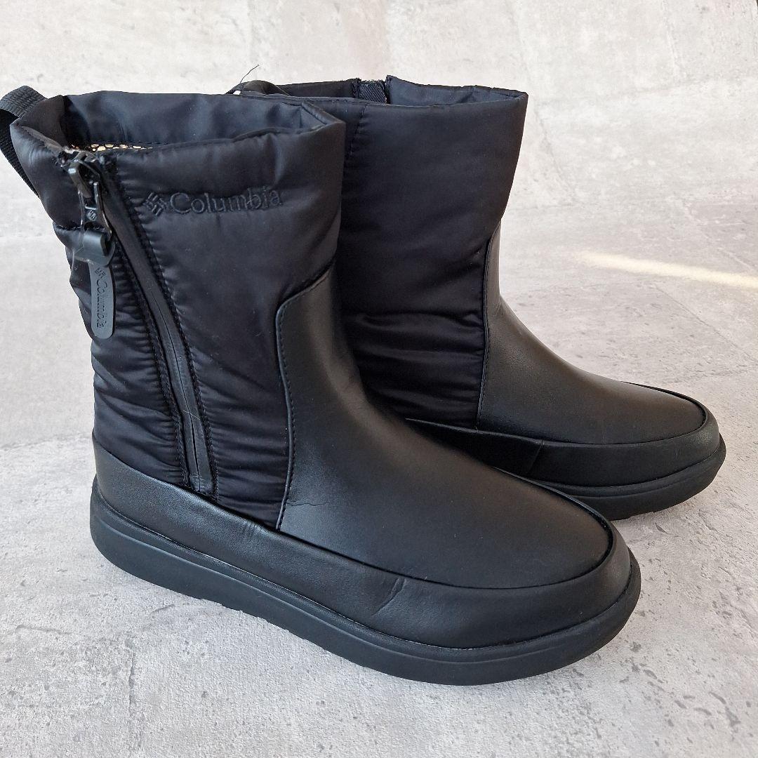 【美品】コロンビア サップランド ブーツ スリー ディーヴァ 24.5cm 黒