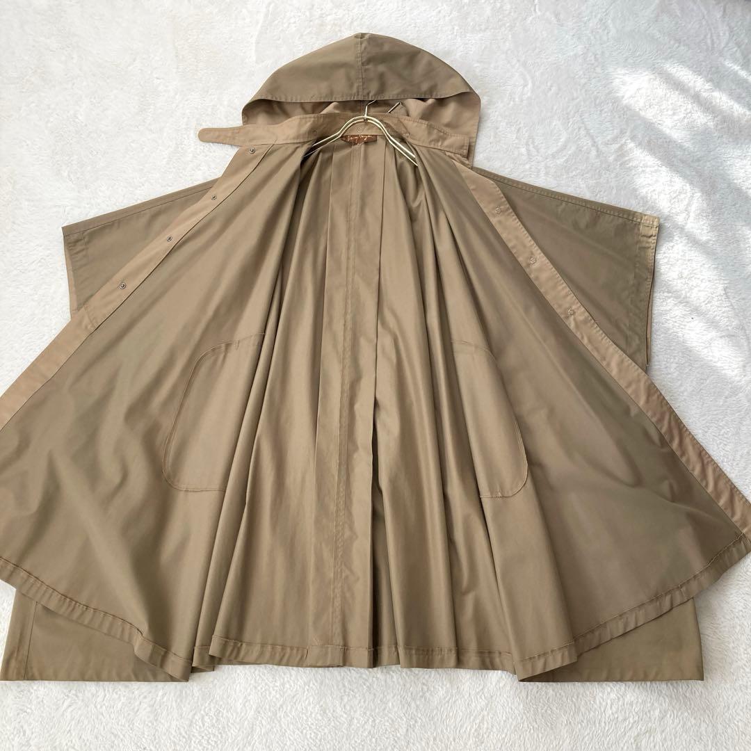 希少☆ティエリーミュグレー　ポンチョ・ケープコート　ベージュ　ヴィンテージ