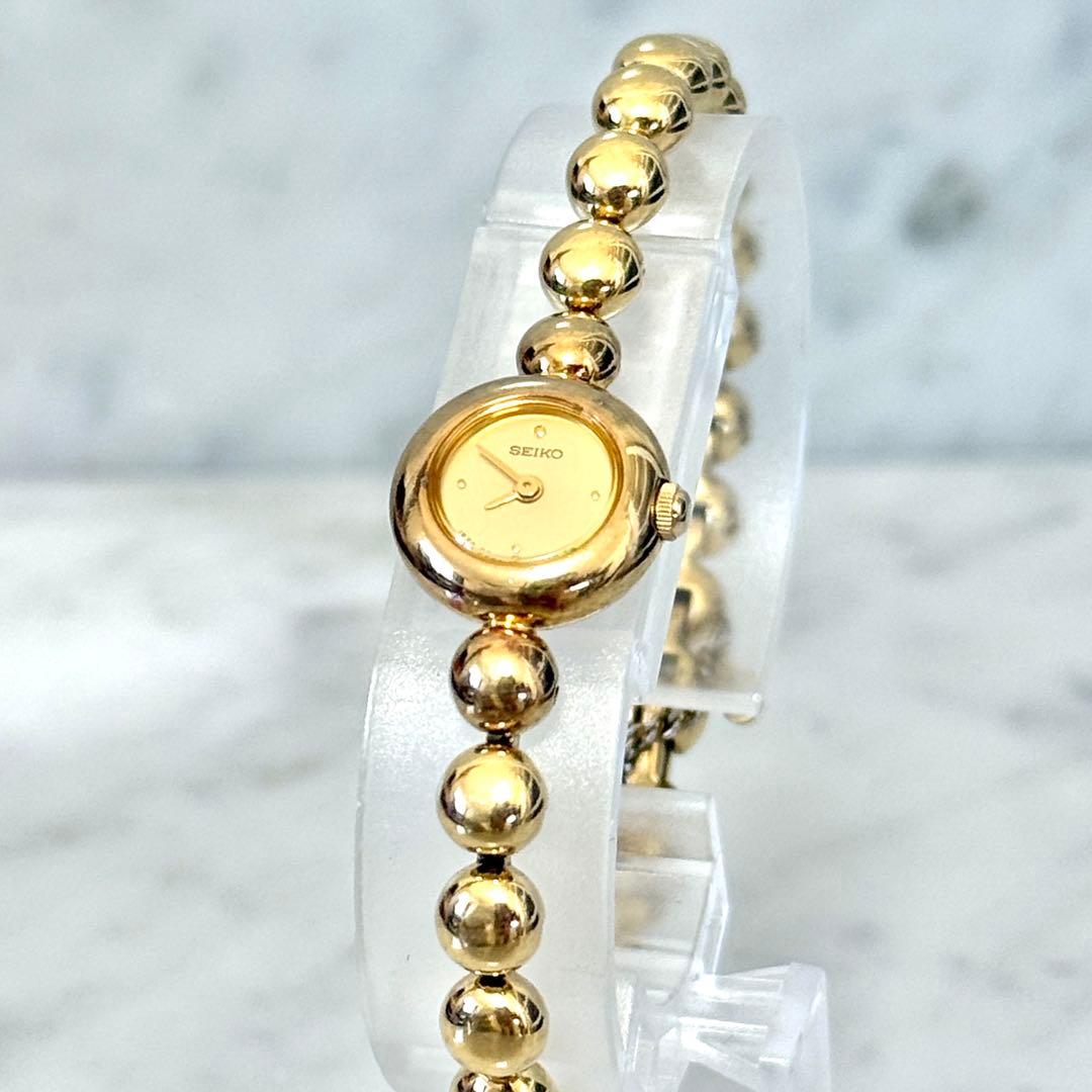 SEIKO セイコー 1E20-0070 腕時計 レディース ボールチェーン 金