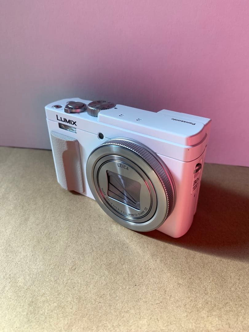 【付属品完備】LUMIX DC-TZ95 ホワイト（自撮り・光学30倍） パナソニック、EVF搭載光学30倍ズームモデル「LUMIX TZ95」 - デジカメ