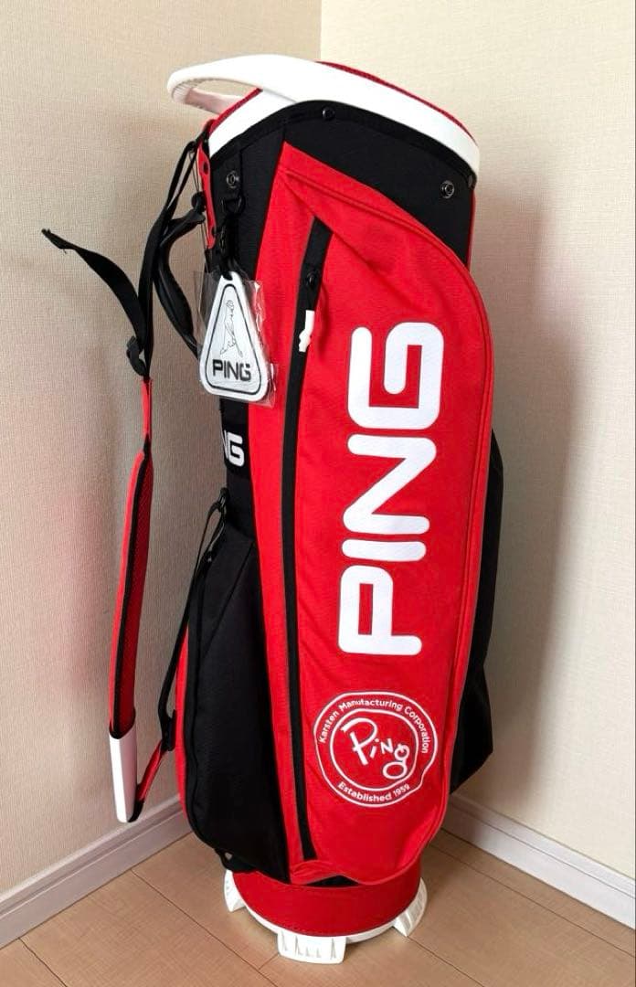 最終値下げ❕【超美品】PINGピン サスティナブル キャディバッグCB-P225 PING（ピン） 【あすつく対応】【数量限定カラー】PING SUSTAINABLE