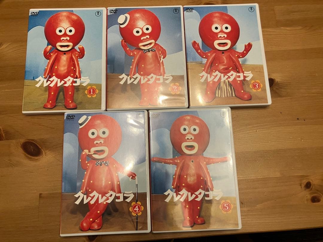 クレクレタコラ 1〜5巻 DVD ほぼ未使用