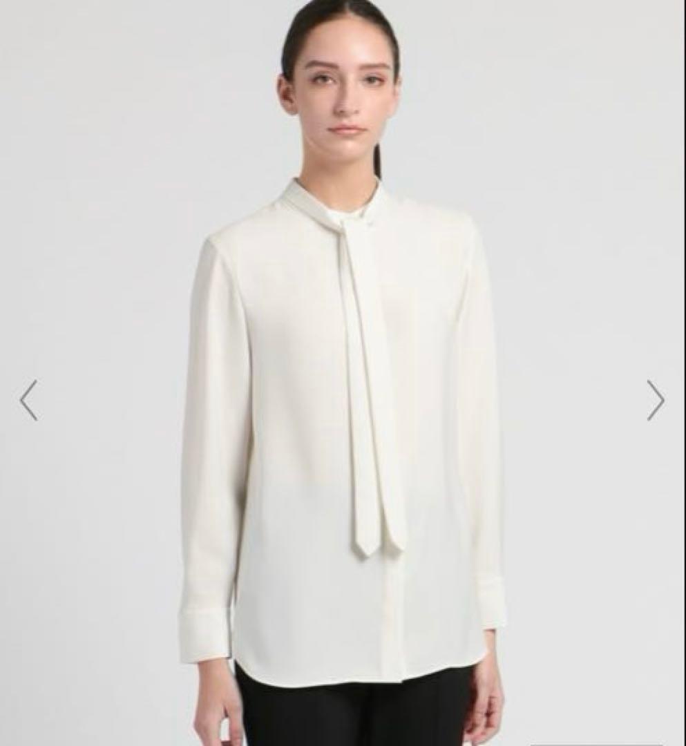 新品☆theory luxe セオリーリュクス ボウタイブラウス 長袖ブラウス