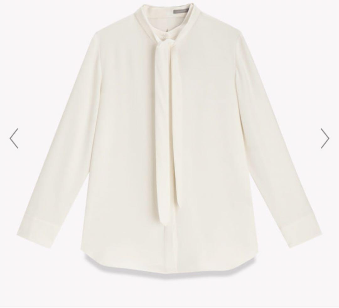 新品☆theory luxe セオリーリュクス ボウタイブラウス 長袖ブラウス