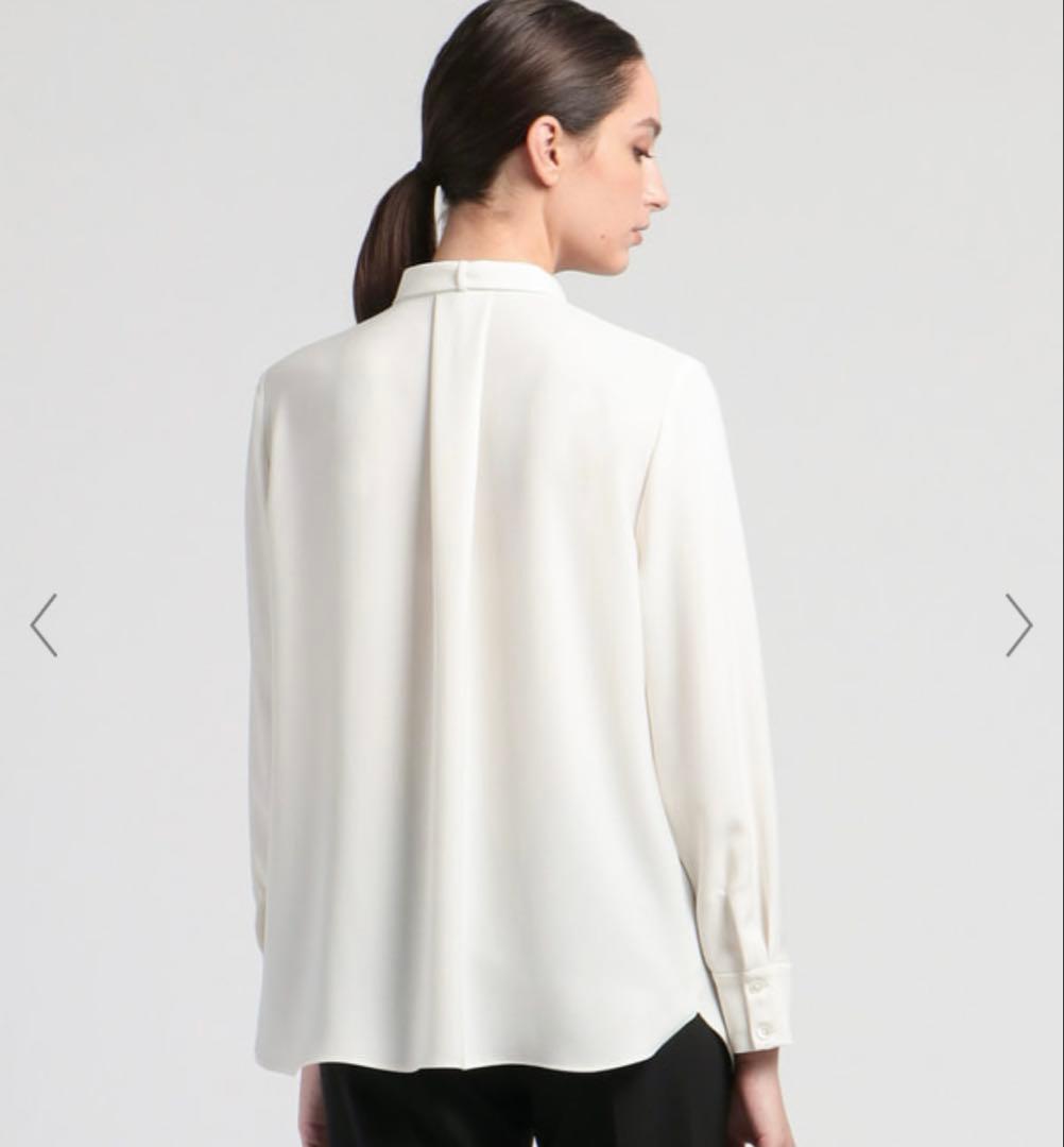 新品☆theory luxe セオリーリュクス ボウタイブラウス 長袖ブラウス