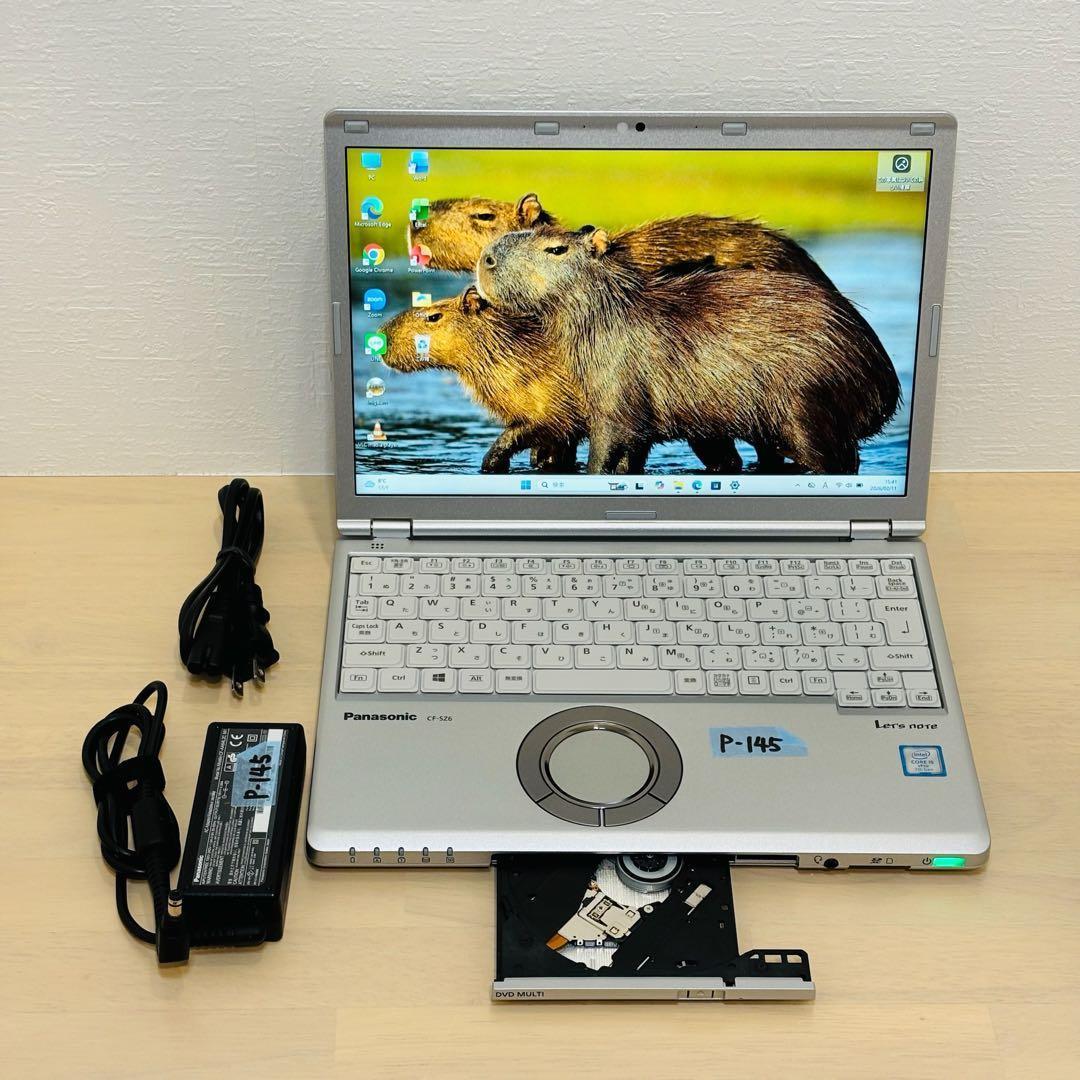 レッツノート PC Windows11 SSD DVD オフィス付き P-145 - メルカリ