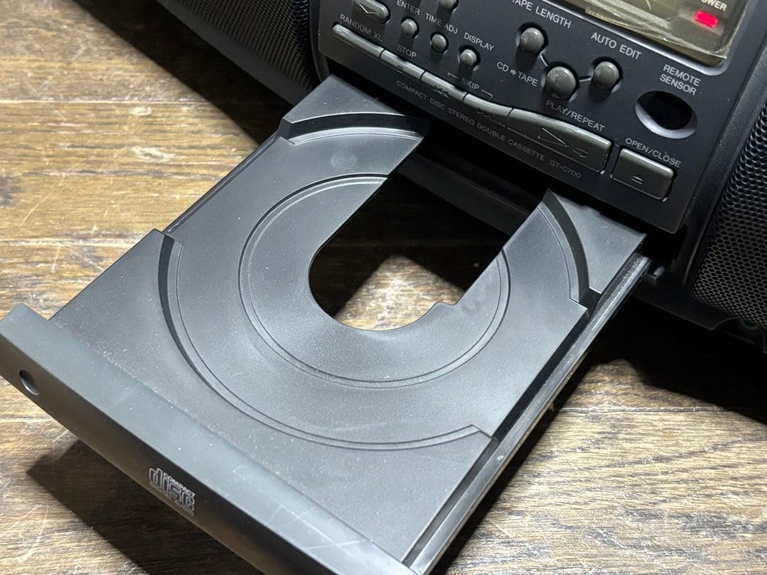 レトロ CD ダブル ラジカセ QT-C700 SHARP - メルカリ