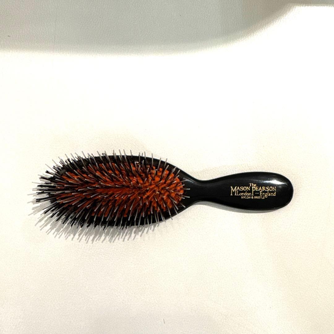 メイソンピアソン　ヘアブラシ　美品 メイソンピアソン Mason Pearson ヘアブラシ ポピュラーミックス 猪毛