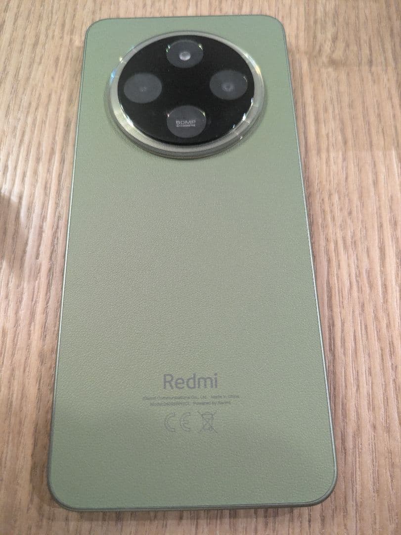 Redmi 14cスマートフォン グリーン トリプルカメラ&携帯ケースセット