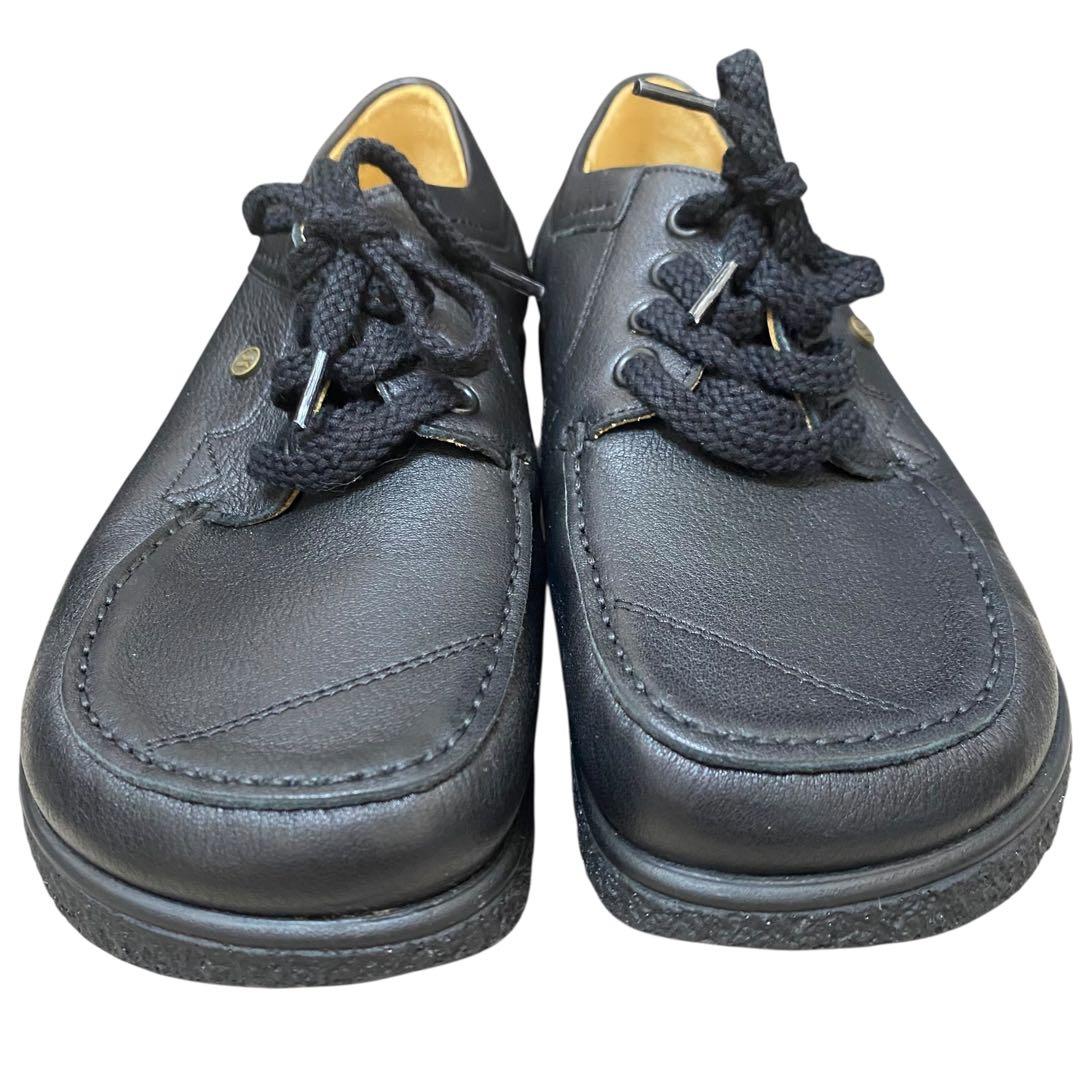 未使用 jacoform ヤコフォーム 革靴 レースアップシューズ ブラック