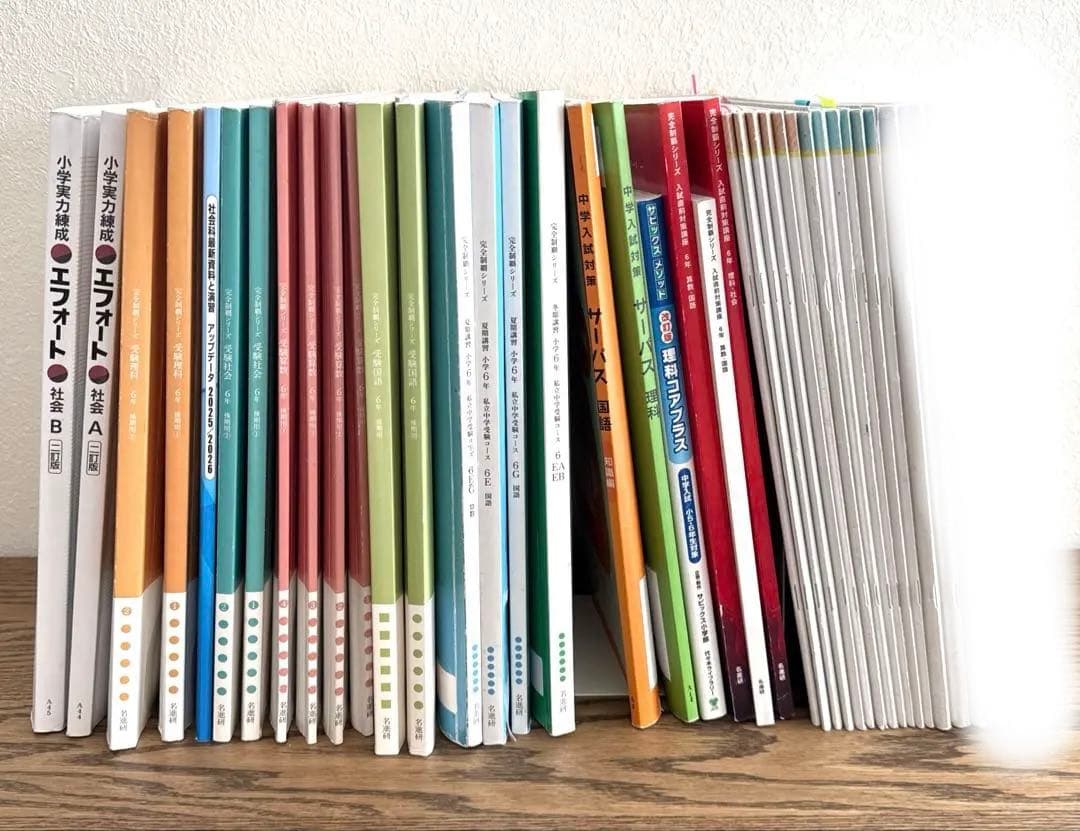 名進研 完全制覇 受験国語 受験算数 受験理科 受験社会 6年 中学受験