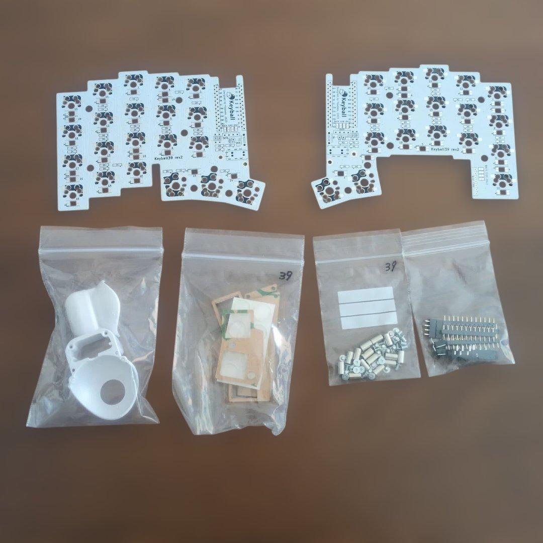 Keyball39 白基板 未組み立て キット LCD付き - メルカリ