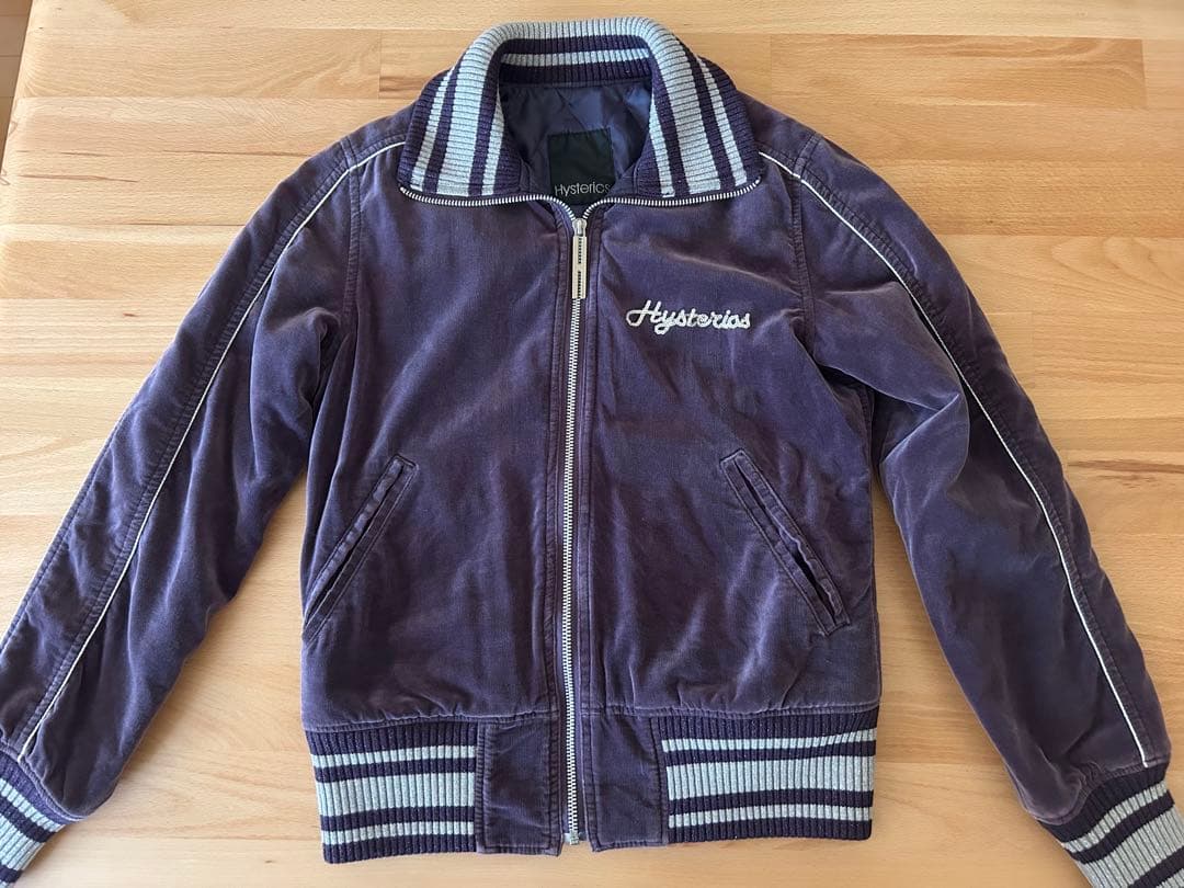 Hysterics パープル スカジャン 粋 狐火九尾狐リバーシブルスカジャン 絡繰魂 244031 和柄 和風 刺繍