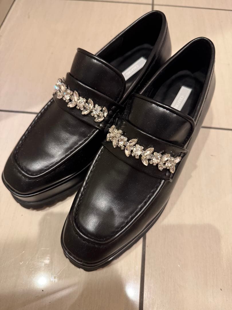 セルフォード ビジュー　ローファー　ブラック　38 セルフォード】新作シューズ | CELFORD | 大丸札幌店公式 SHOP BLOG