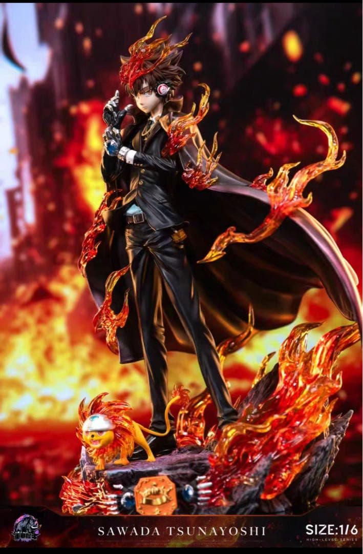 家庭教師ヒットマンREBORN! 沢田 綱吉 ガレージキット フィギュア 完成