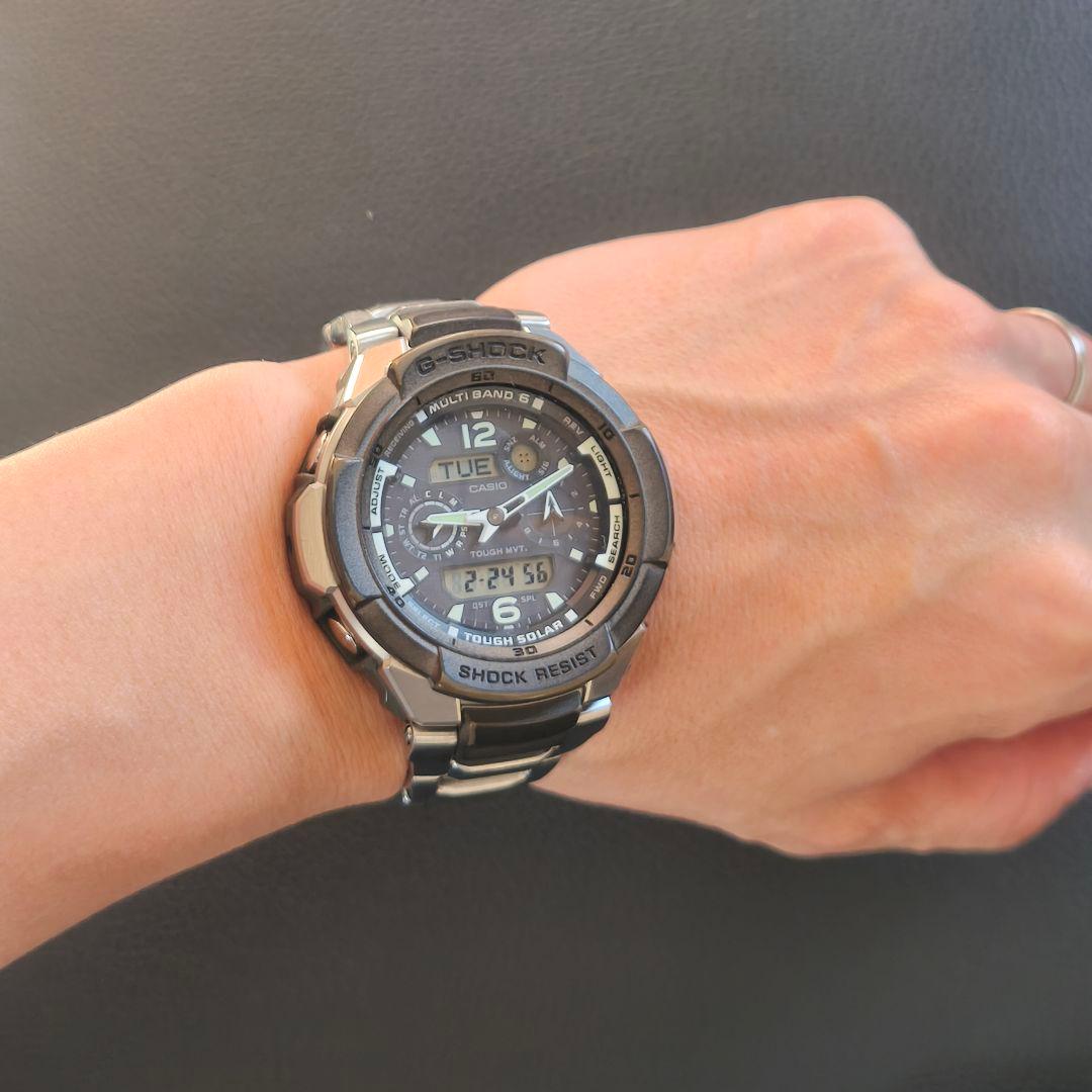 G-SHOCK GW-3500D スカイコックピット 電波ソーラー メタルバンド