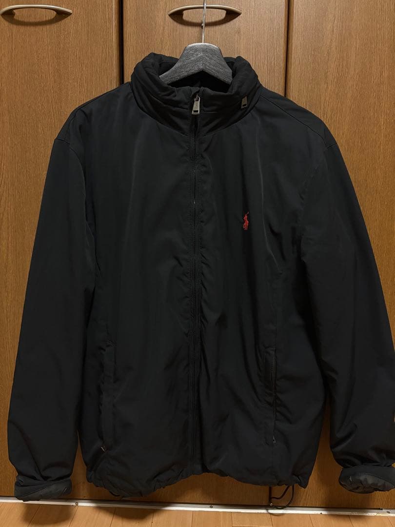 Polo Ralph Lauren ブラック ナイロンジャケット M バイスイング ウィンドブレーカー （ナイロンジャケット）｜POLO RALPH