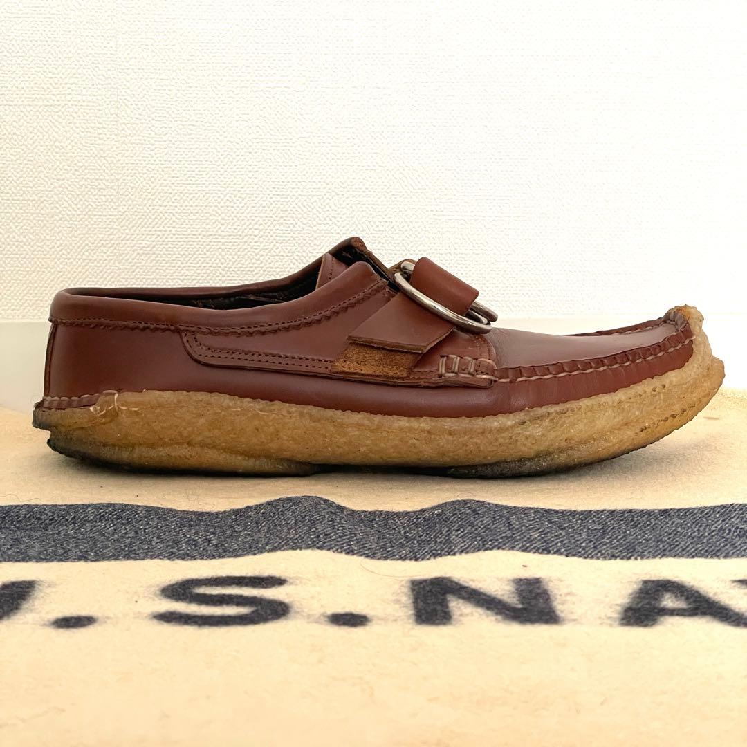 ユケテン センターリング モック モカシン レザー シューズ US8 26cm