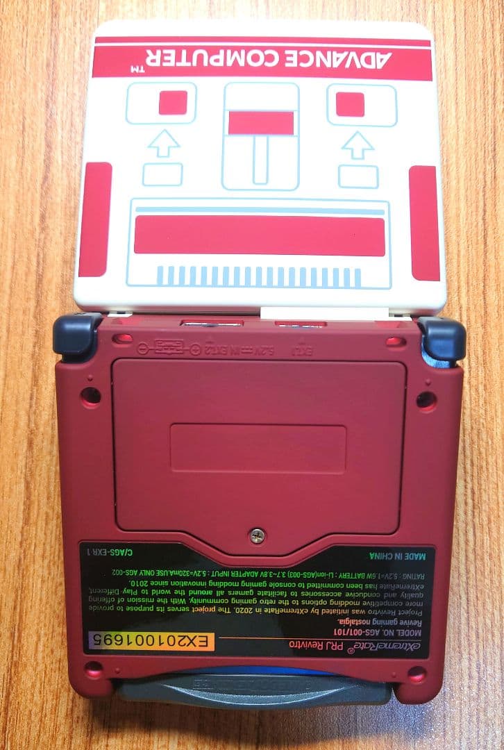 IPS V5液晶 ゲームボーイアドバンス SP 本体 ファミコンカラー GBA