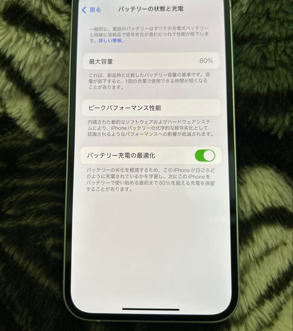 Apple iPhone 12本体 128GB ミントグリーン