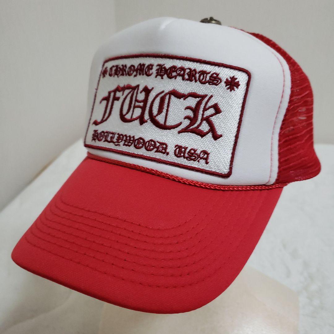 90s OLD クロムハーツOTTO トラッカーキャップ正規品白赤