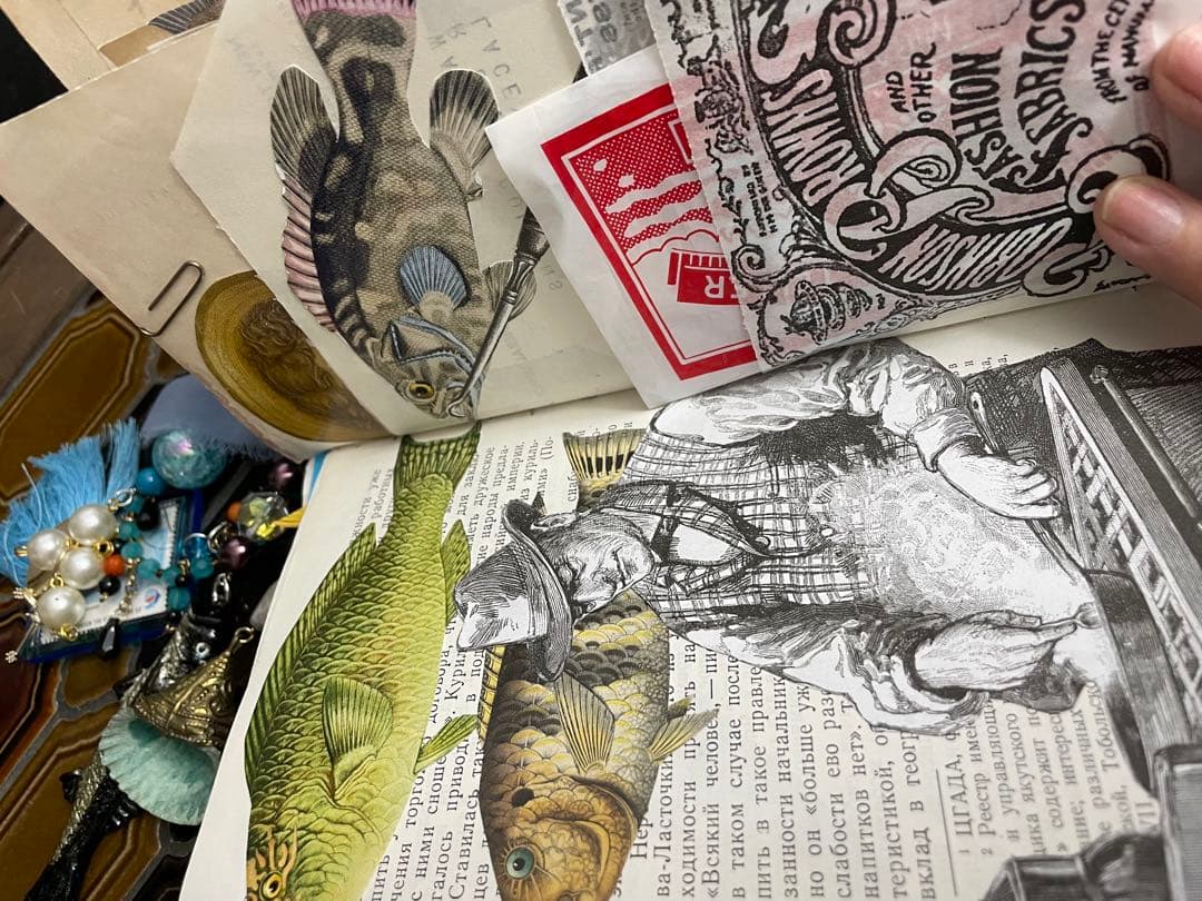 海のjunk journal〜ジャンクジャーナル幅17cm