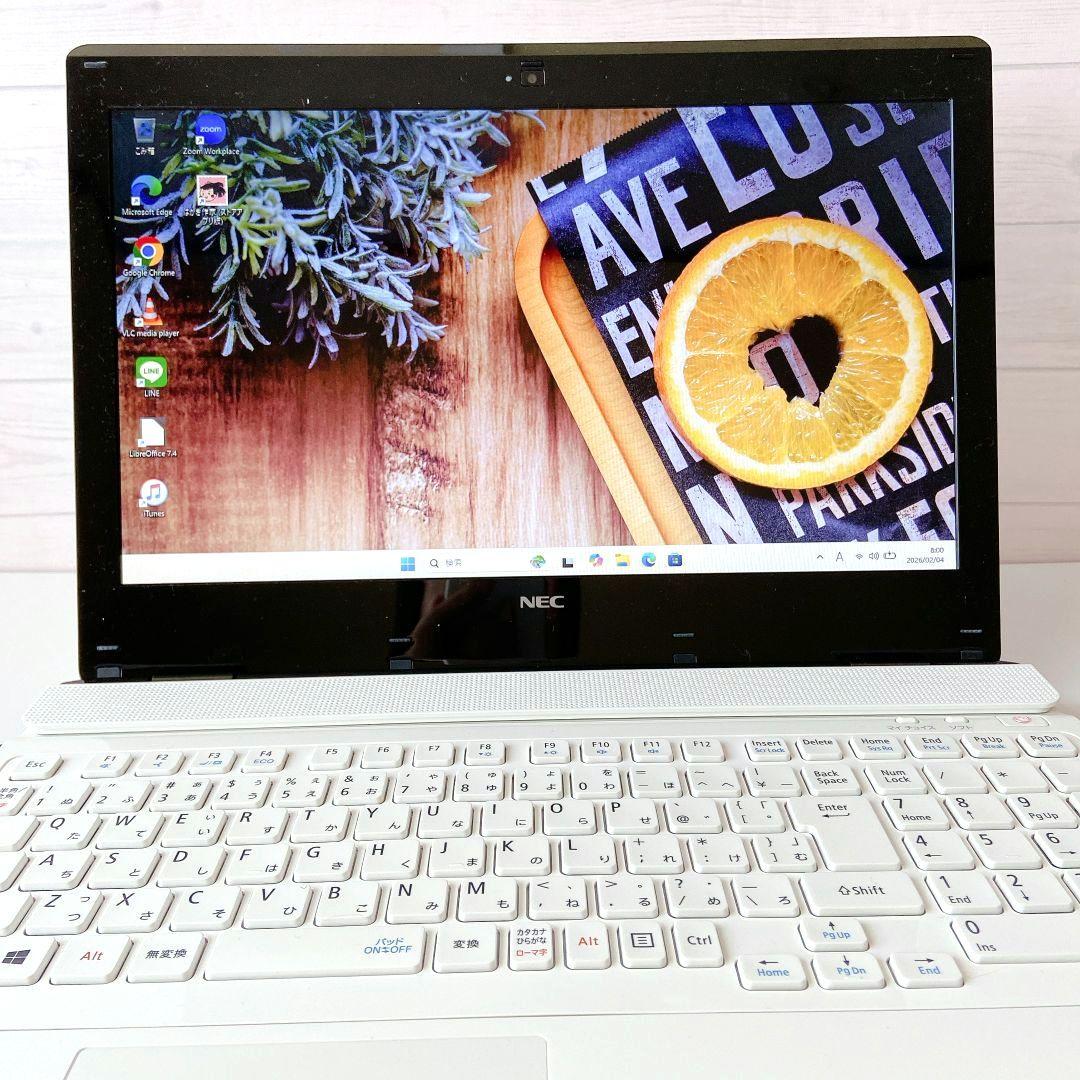 LAVIE/Windows11/8GB/カメラ/NECノートパソコン/297 - メルカリ