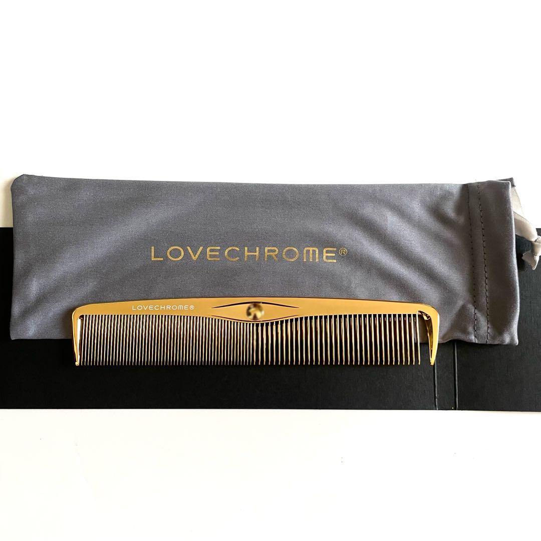 LOVECHROME K24GPスタイリングコーム ゴールド ラブクロムK24GPスタイリングコーム ゴールド