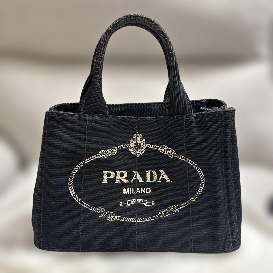 PRADA カナパ PRADA プラダ カナパ ショルダーバッグ トート バッグ デニム (PRADA