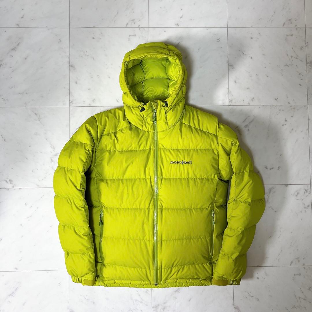 mont-bell パーマフロスト ライトダウンパーカ ライトグリーン Lサイズ