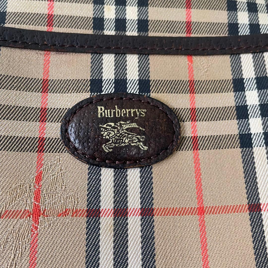 極美品】 バーバリー 2way ショルダーバッグ ノバチェック シャドー