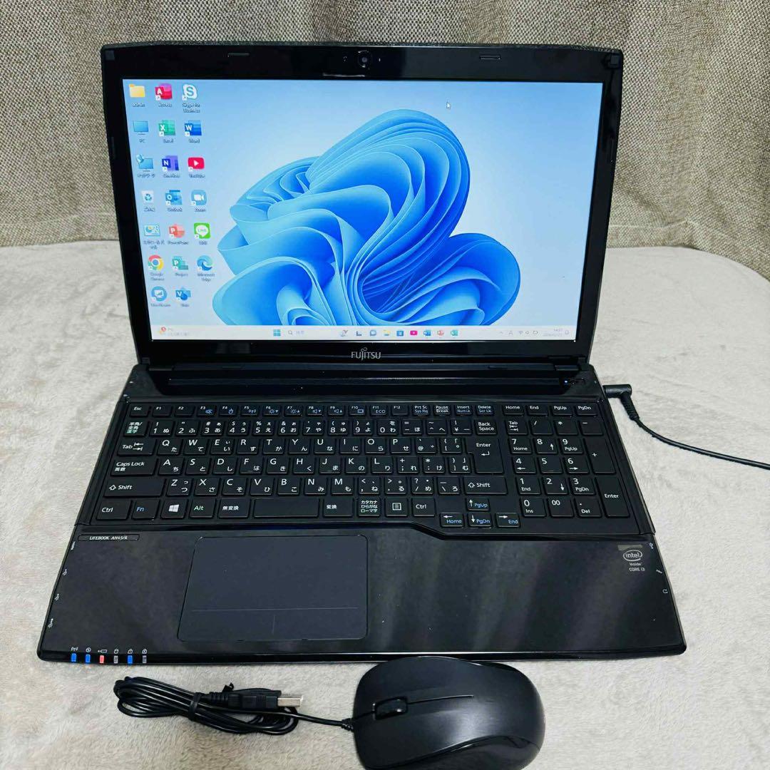 S282 富士通ノートパソコン WEBカメラSSDサクサク動くWindows11 - メルカリ