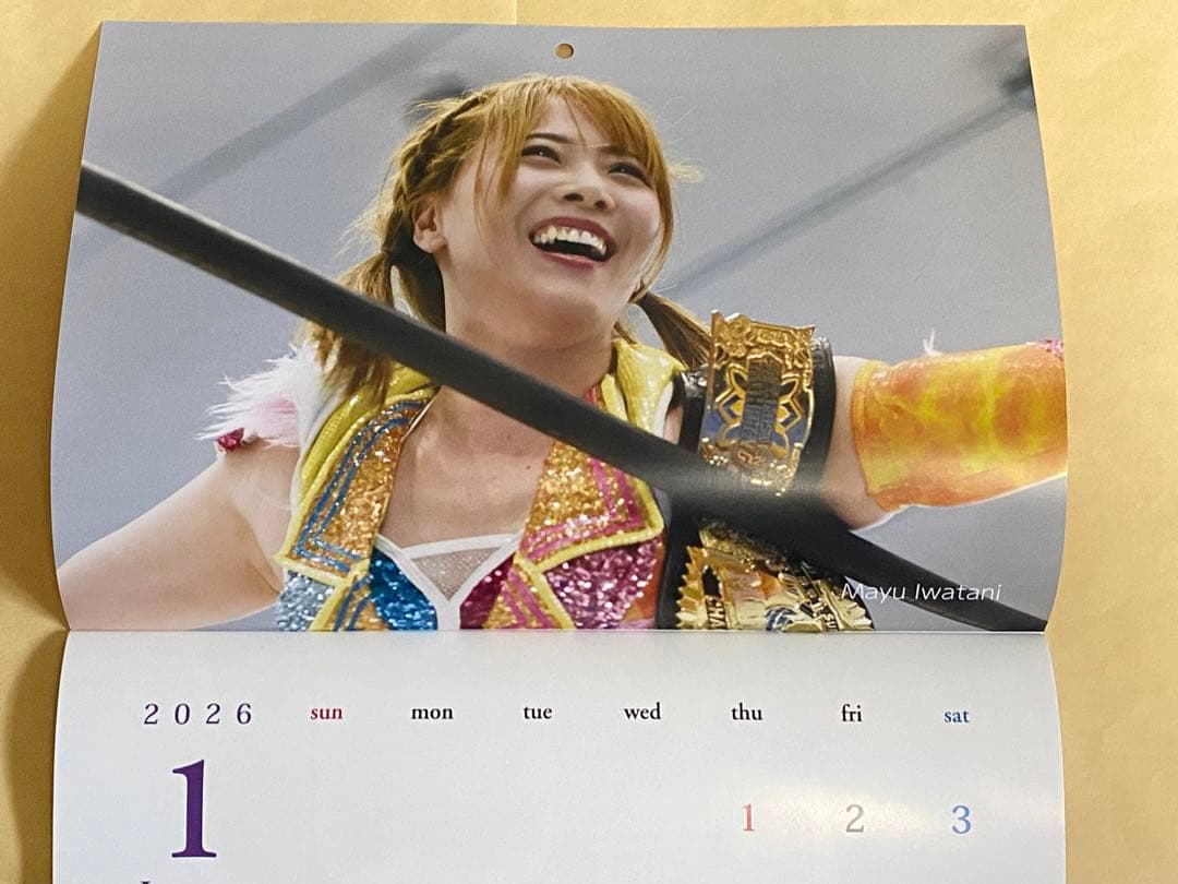 マリーゴールド Sシート特典 2026年カレンダー 岩谷麻優 全選手 非売品