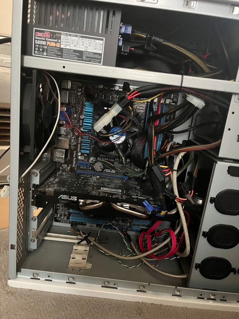 自作PC i7-3770 GTX650 RAM16GB 500w電源 - メルカリ