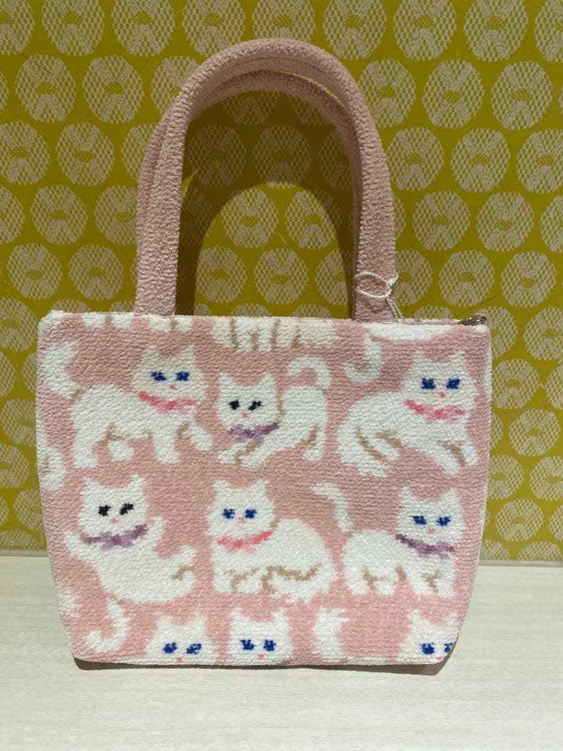 新品未使用 フェイラー ラブラリー モフモフネコチャン バッグ