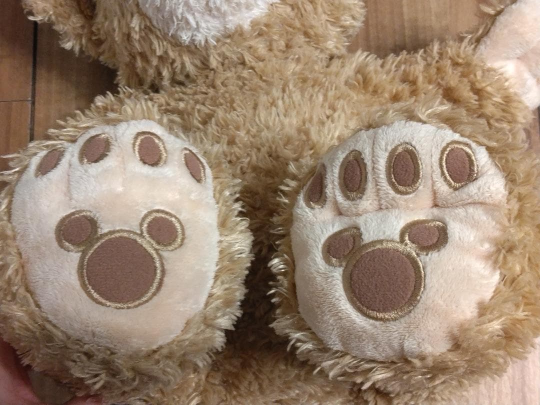 美品、超レア】初期ダッフィーぬいぐるみ2004～2005購入 ビーズ入り白