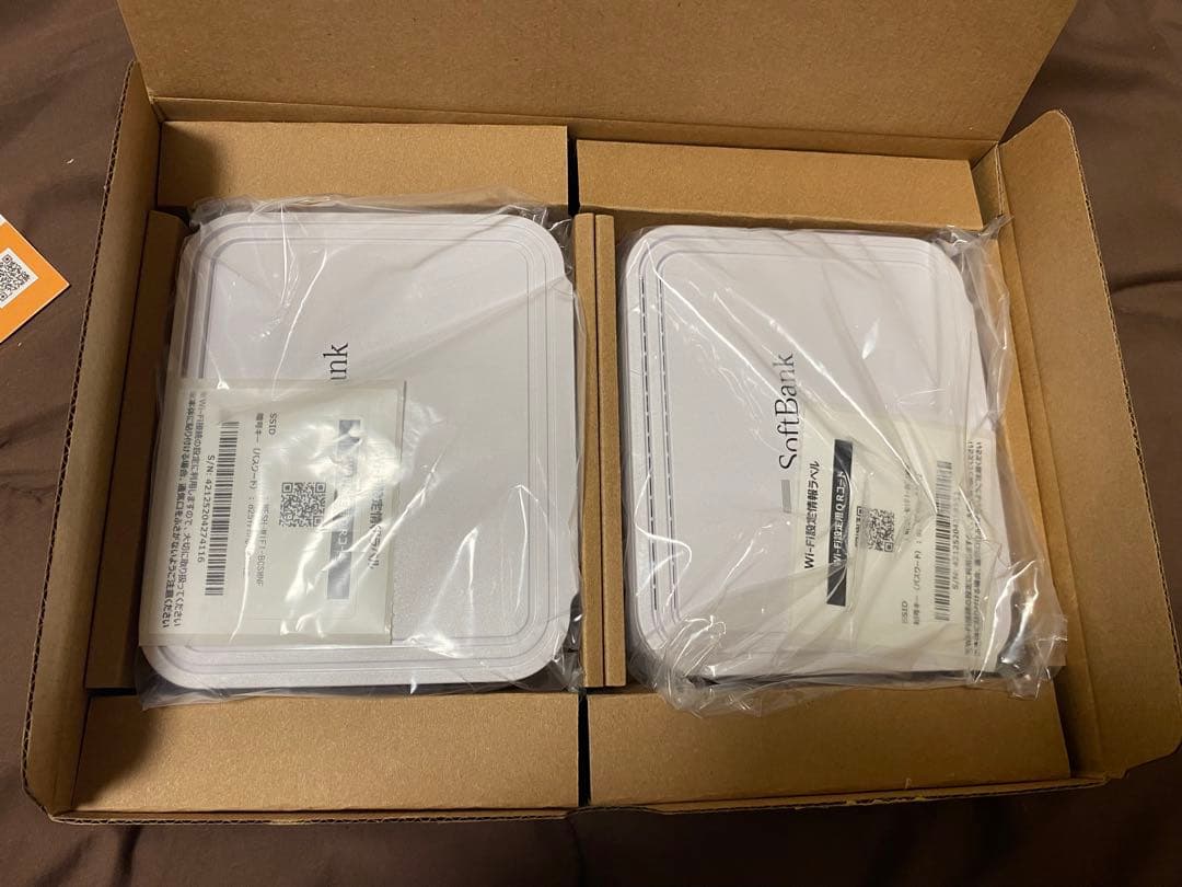 さ*ぼ様 SoftBank メッシュWi-Fi ルーター 2台セット ソフトバンク、メッシュWi-Fi提供開始 Wi-Fi 6対応ルーター2台で月額