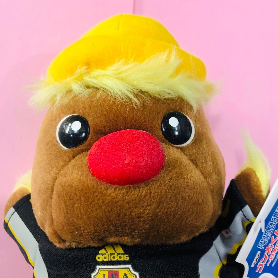 タグ付き できるかな ゴン太くん ぬいぐるみ～日本代表チームモデル