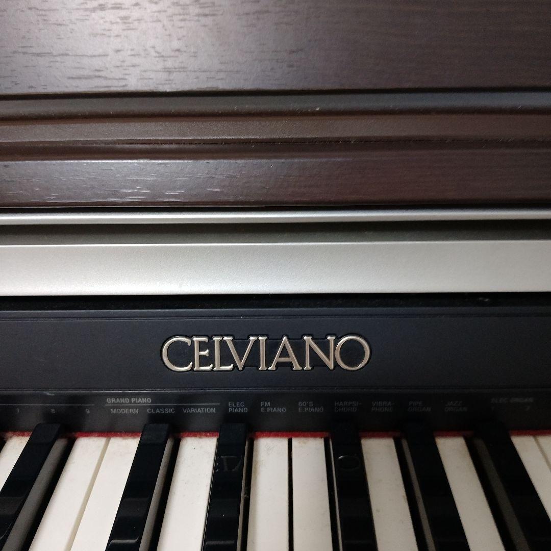 Celerano 電子ピアノ ダークブラウン - メルカリ