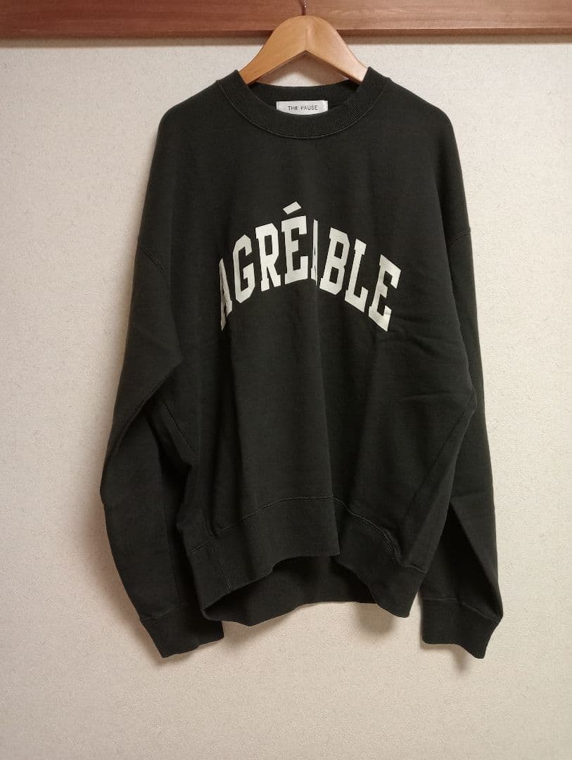 【THE PAUSE】ロゴスウェットプルオーバー ウィムガゼット Whim Gazette 【THE PAUSE】ロゴスウェットプル