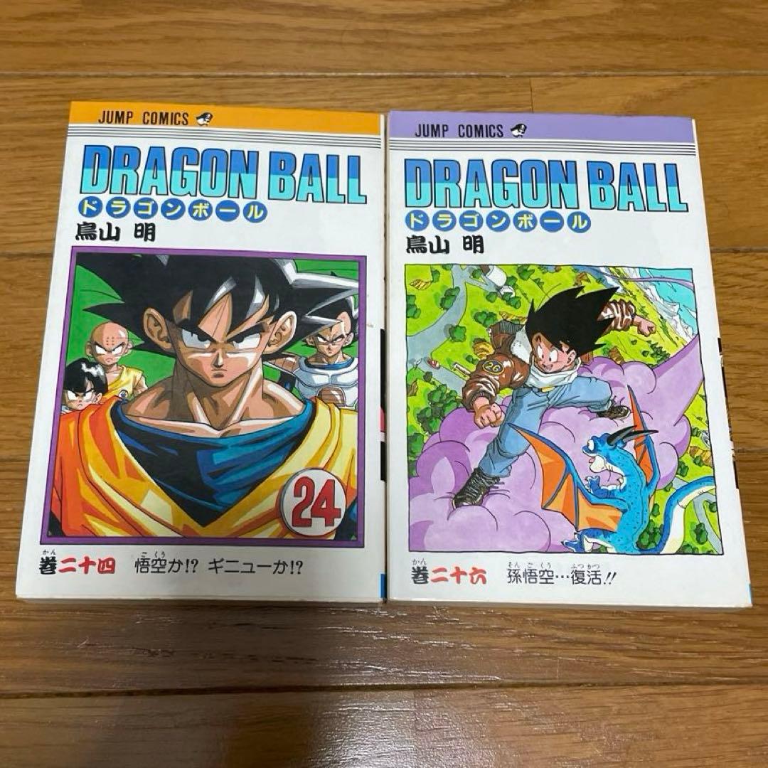初版】ドラゴンボール 旧装版 24,26巻セット コミックスニュース1枚