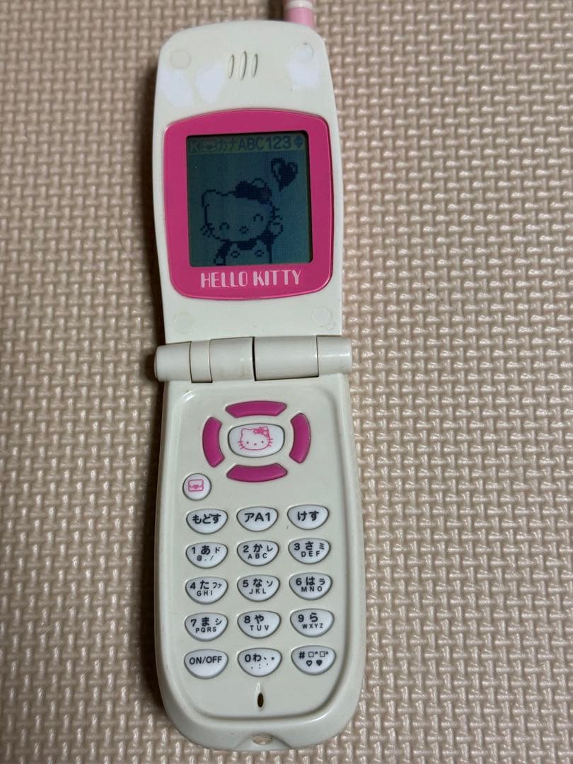 激レア ハローキティ メールケイタイ 携帯 メルプチ ピンク ガラケー